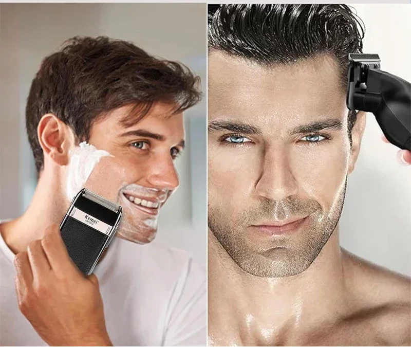 Kemei KM-2299 KM-2024 Professional Men’s Hair Clipper Kit Electric Shaver Male Hair Cutting Machine Trimmer Machine Hair Trimmer